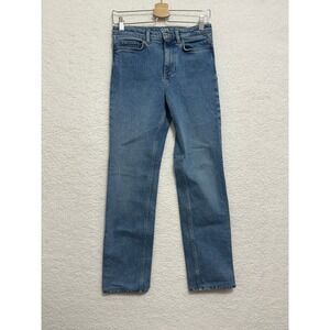 COS Slim Straight Leg Jeans Mid Rise Blue Denim Women‎ Size 26